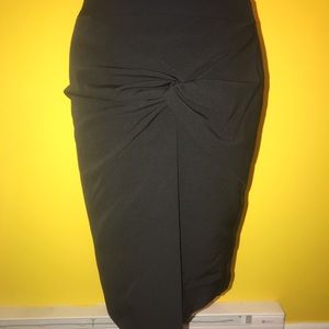 Black Tahari pencil skirt